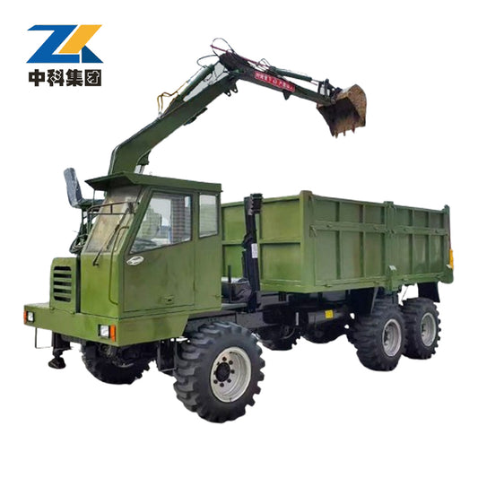 Six-Wheel Drive Excavation Transport Vehicle