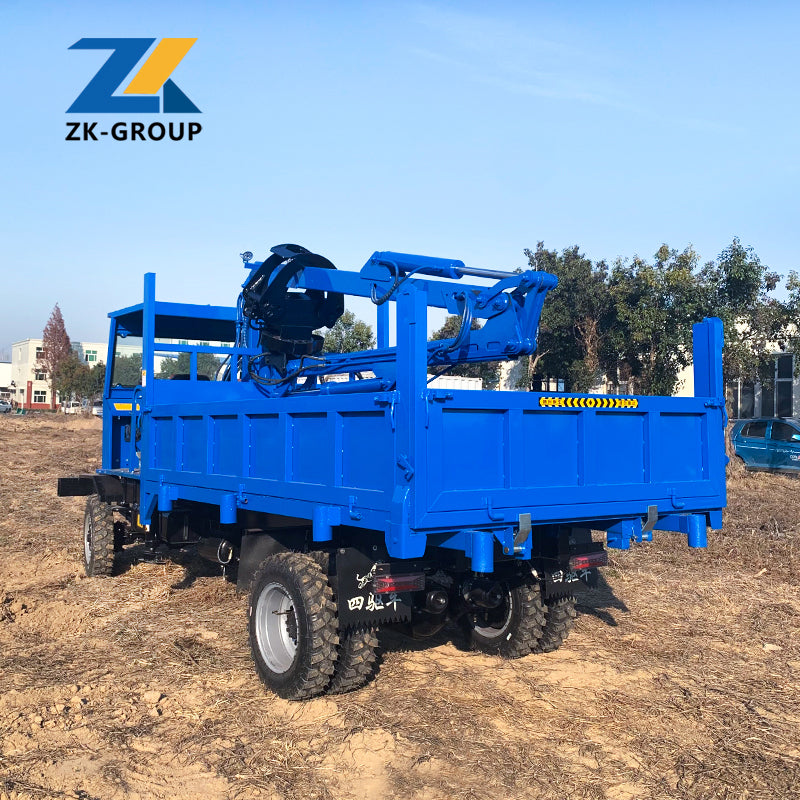 Truck-mounted log grapple